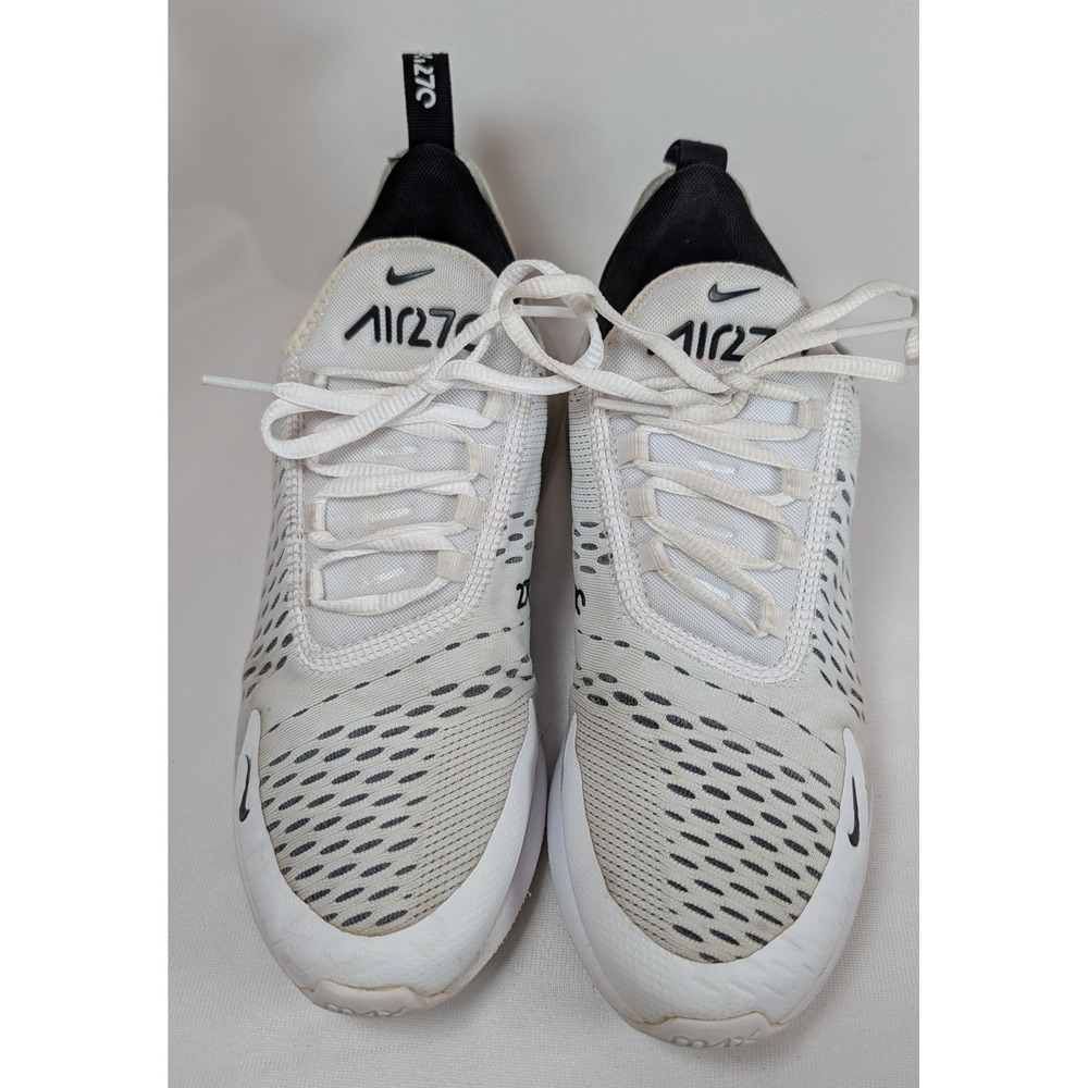 Nike Air Max 270 Womens White Black Sneakers Size 9 - Picture 3 of 7